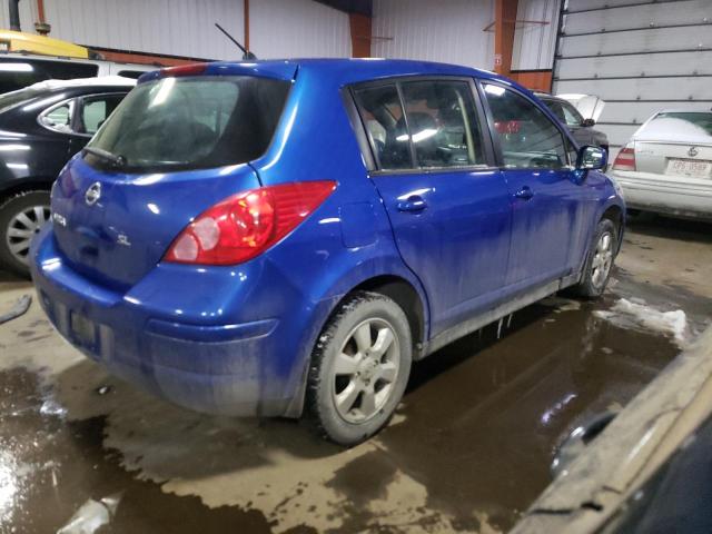 3N1BC13E18L456605 - 2008 NISSAN VERSA S BLUE photo 3