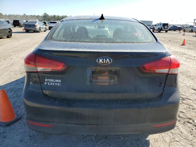 3KPFK4A76HE060729 - 2017 KIA FORTE LX BLACK photo 6