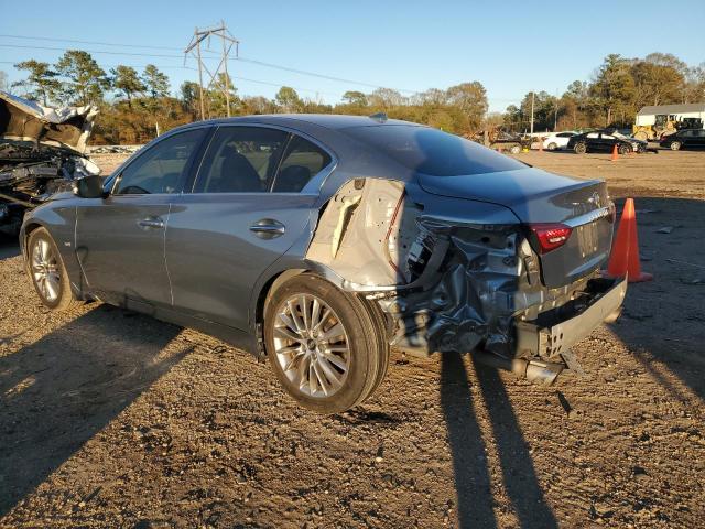 JN1EV7AP7JM592411 - 2018 INFINITI Q50 LUXE SILVER photo 2