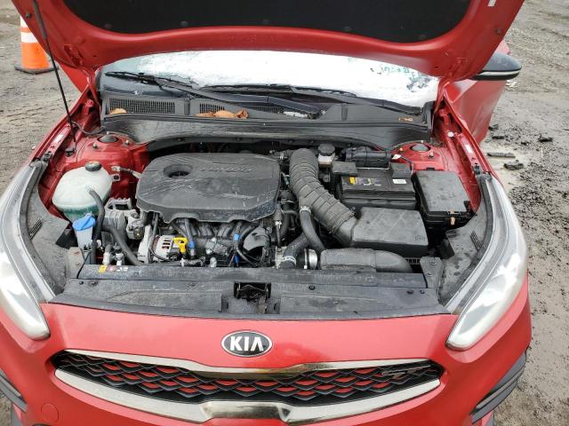 3KPF44AC6LE161043 - 2020 KIA FORTE GT RED photo 11