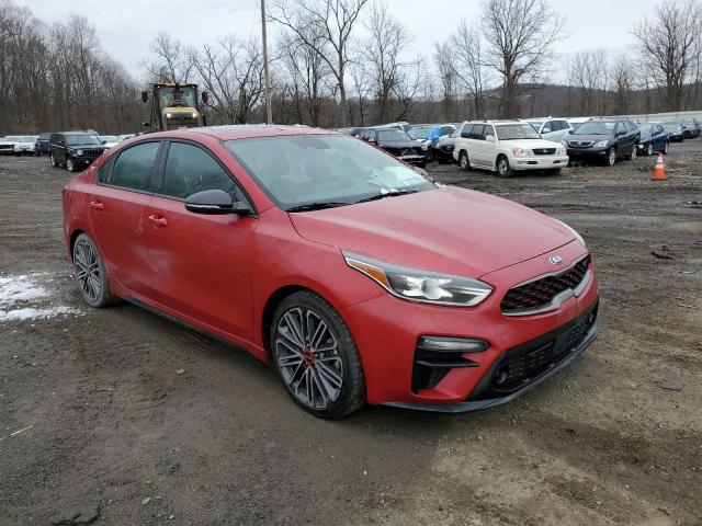 3KPF44AC6LE161043 - 2020 KIA FORTE GT RED photo 4