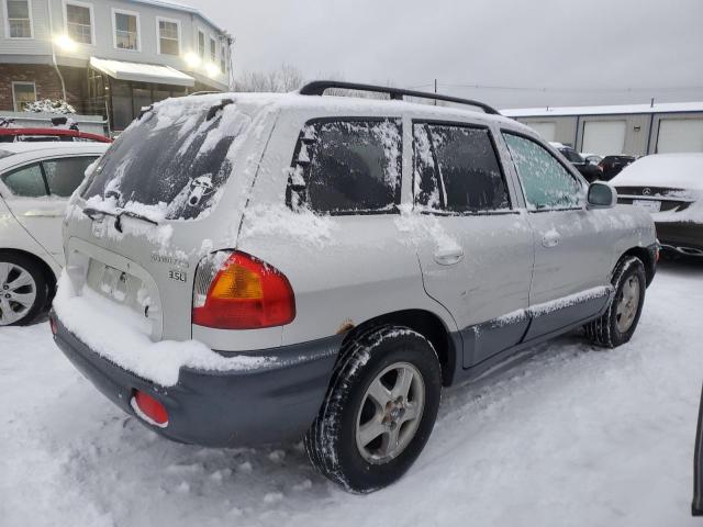 KM8SC13E23U519704 - 2003 HYUNDAI SANTA FE GLS SILVER photo 3