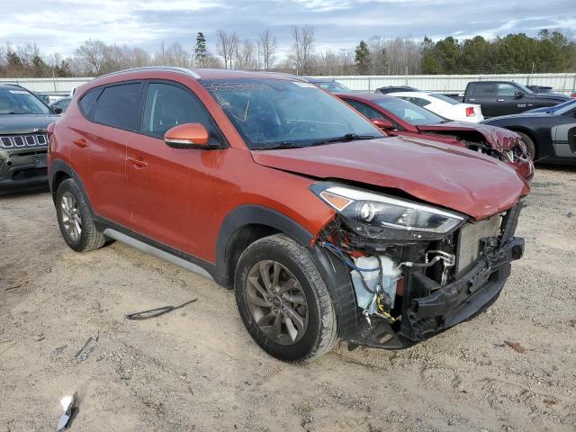 KM8J3CA42HU448268 - 2017 HYUNDAI TUCSON LIMITED ORANGE photo 4