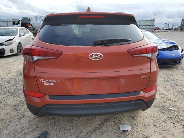 KM8J3CA42HU448268 - 2017 HYUNDAI TUCSON LIMITED ORANGE photo 6