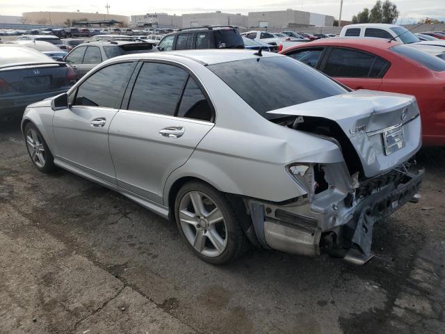 WDDGF5EB9BA446428 - 2011 MERCEDES-BENZ C 300 SILVER photo 2