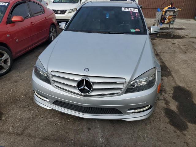 WDDGF5EB9BA446428 - 2011 MERCEDES-BENZ C 300 SILVER photo 5