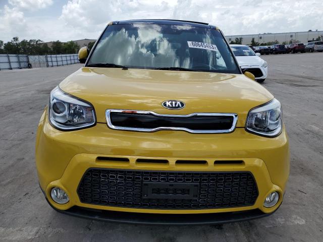 KNDJX3A58E7043267 - 2014 KIA SOUL ! YELLOW photo 5