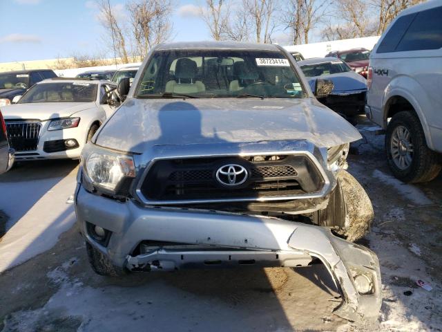 3TMLU4EN8DM113193 - 2013 TOYOTA TACOMA DOUBLE CAB SILVER photo 5