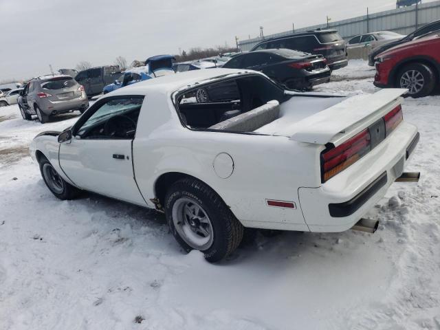 1G2FS87SXGL248554 - 1986 PONTIAC FIREBIRD WHITE photo 2