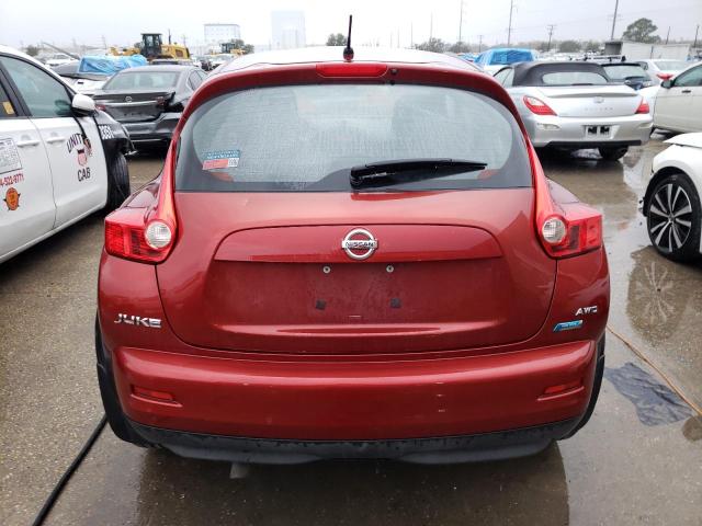 JN8AF5MV5DT230826 - 2013 NISSAN JUKE S RED photo 6