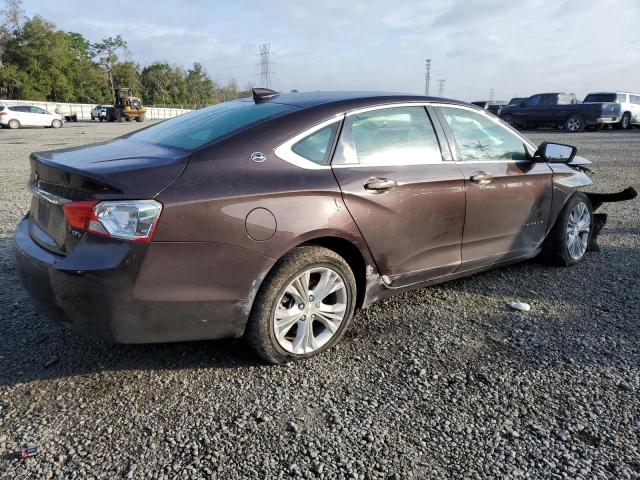 2G1115SL9F9257297 - 2015 CHEVROLET IMPALA LT BROWN photo 3