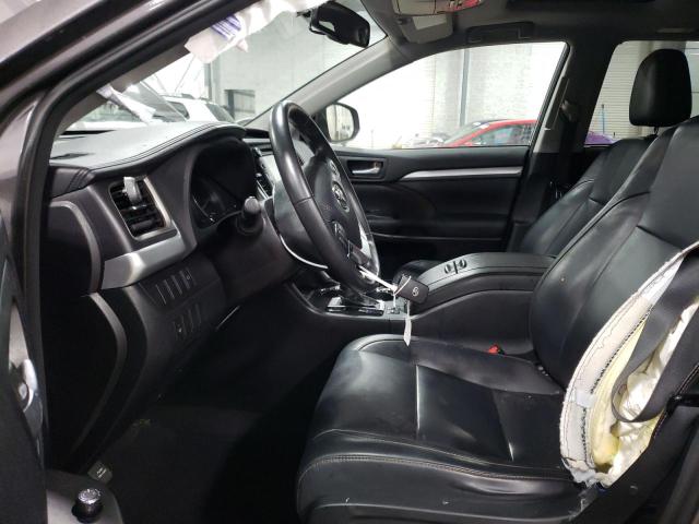 5TDJKRFH6FS164181 - 2015 TOYOTA HIGHLANDER XLE ნაცრისფერი ფოტო 7