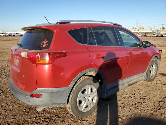 2T3ZFREV0DW036528 - 2013 TOYOTA RAV4 LE RED photo 3