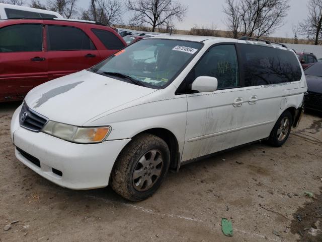 5FNRL18964B130105 - 2004 HONDA ODYSSEY EXL WHITE photo 1