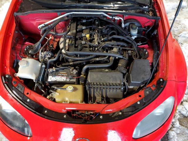 JM1NC25F760122336 - 2006 MAZDA MX-5 MIATA RED photo 11