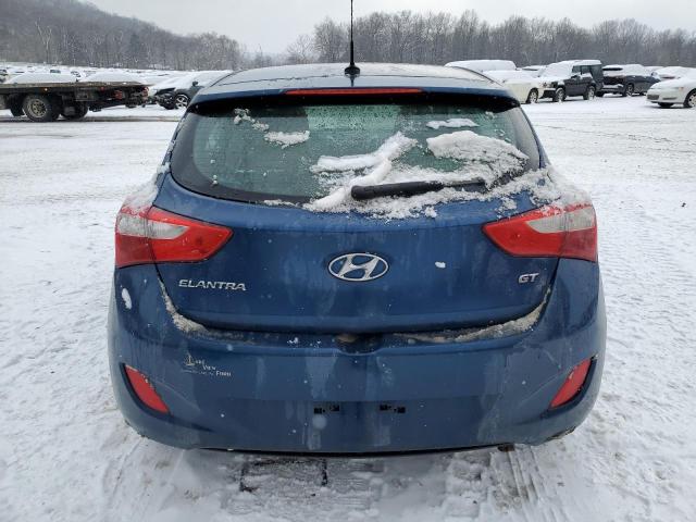 KMHD35LH4EU215321 - 2014 HYUNDAI ELANTRA GT BLUE photo 6