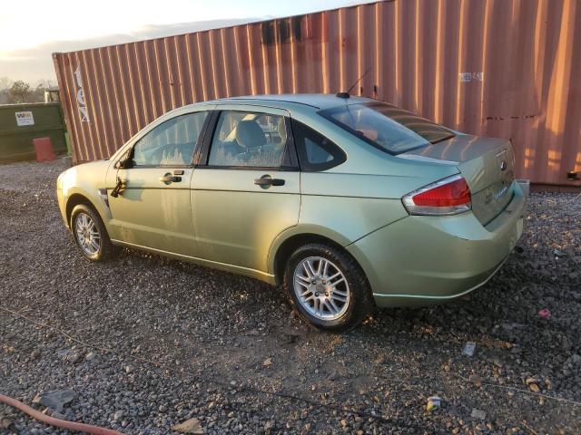 1FAHP35N98W259234 - 2008 FORD FOCUS SE GREEN photo 2