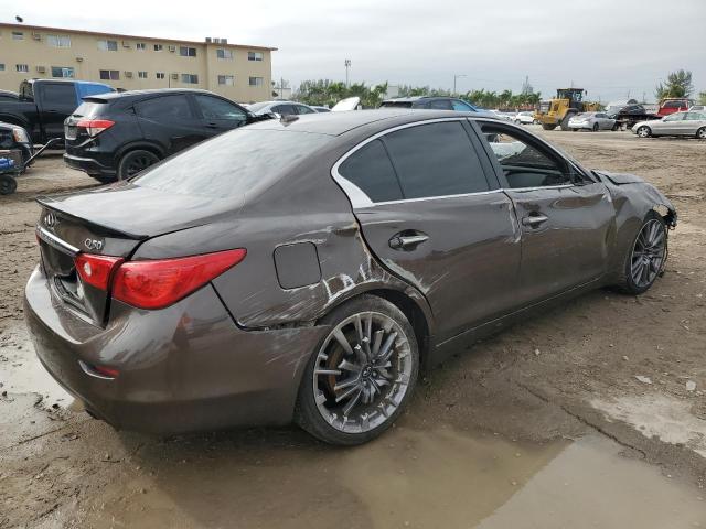 JN1BV7AP4EM679840 - 2014 INFINITI Q50 BASE GRAY photo 3