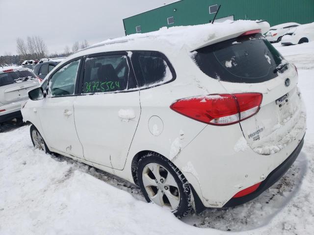 KNAHT8A36E7020217 - 2014 KIA RONDO WHITE photo 2