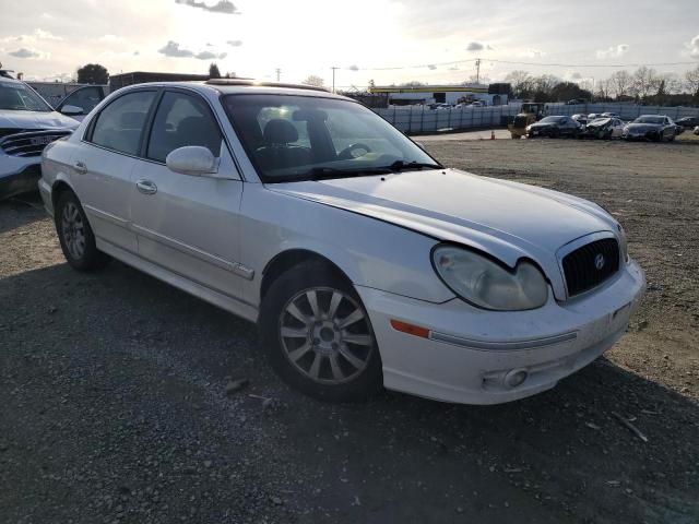 KMHWF35H53A792598 - 2003 HYUNDAI SONATA GLS WHITE photo 4