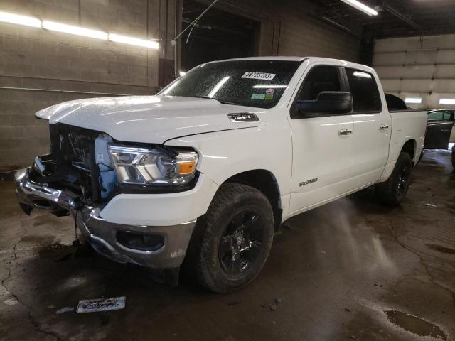 1C6RRFFG4KN878838 - 2019 RAM 1500 BIG HORN/LONE STAR WHITE photo 1