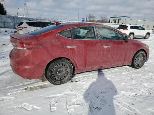 KMHD84LF4HU249628 - 2017 HYUNDAI ELANTRA SE RED photo 3