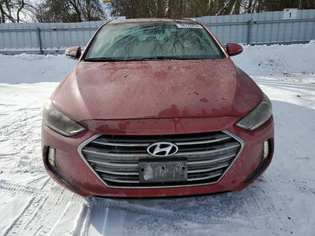 KMHD84LF4HU249628 - 2017 HYUNDAI ELANTRA SE RED photo 5