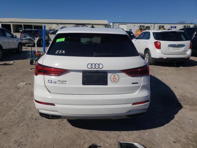 WA1AECF3XK1079418 - 2019 AUDI Q3 PREMIUM WHITE photo 6