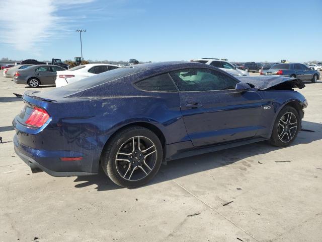 1FA6P8CF0J5137809 - 2018 FORD MUSTANG GT BLUE photo 3
