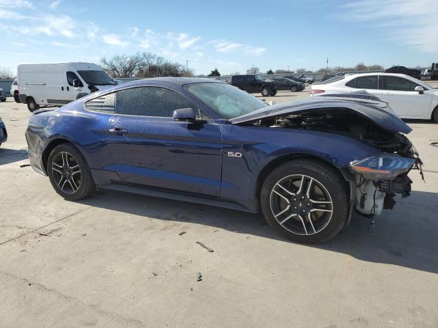 1FA6P8CF0J5137809 - 2018 FORD MUSTANG GT BLUE photo 4