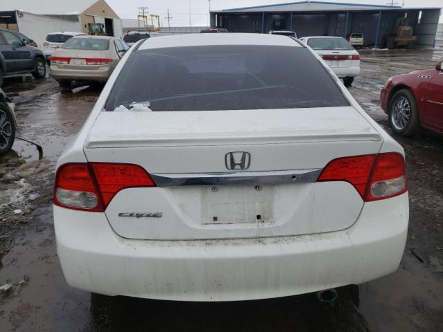 19XFA1F66AE073942 - 2010 HONDA CIVIC LX-S WHITE photo 6