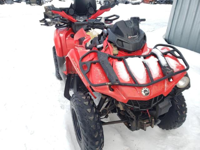 3JBLMAT46JJ000500 - 2018 CAN-AM OUTLANDER 570 RED photo 9