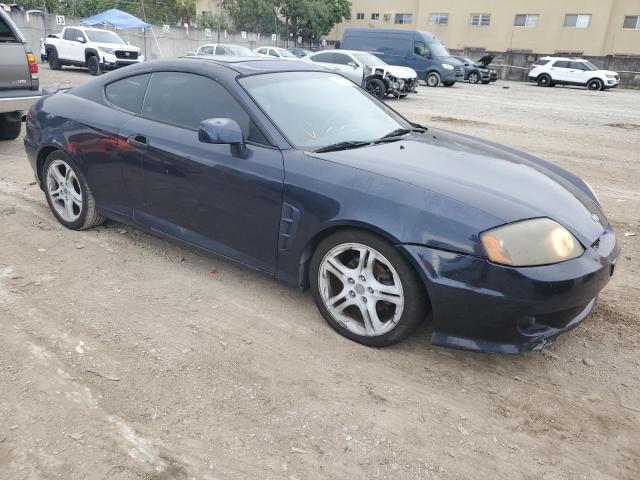 KMHHN65F86U202568 - 2006 HYUNDAI TIBURON GT BLUE photo 4