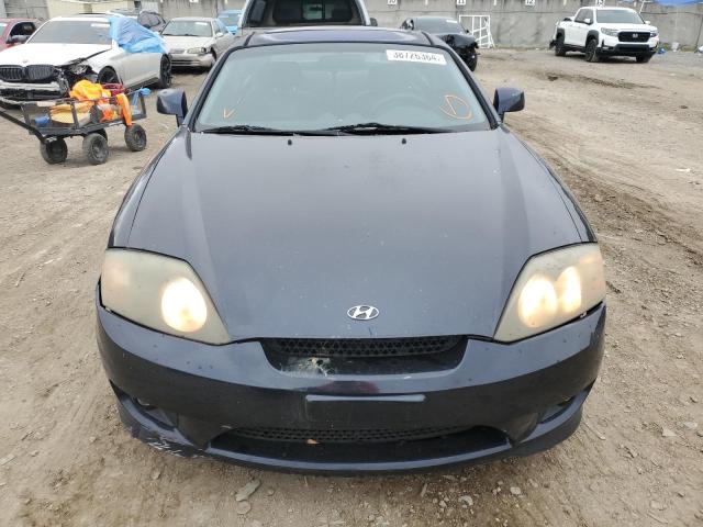 KMHHN65F86U202568 - 2006 HYUNDAI TIBURON GT BLUE photo 5