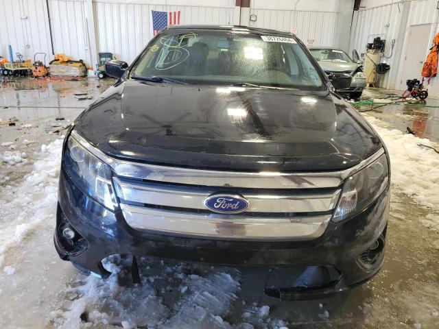 3FAHP0HA9CR129490 - 2012 FORD FUSION SE BLACK photo 5