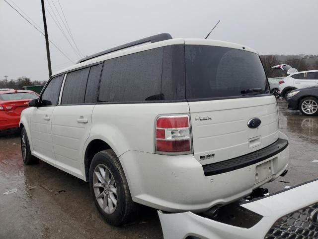 2FMGK5B85EBD08193 - 2014 FORD FLEX SE WHITE photo 2