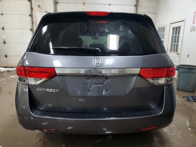 5FNRL5H24EB009472 - 2014 HONDA ODYSSEY LX BLUE photo 6