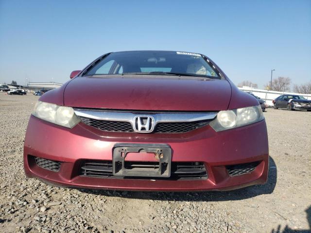 19XFA1F66AE037278 - 2010 HONDA CIVIC LX-S ბურგუნდია ფოტო 5