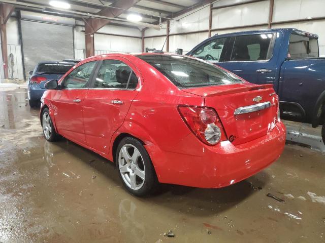 1G1JE5SB3G4159673 - 2016 CHEVROLET SONIC LTZ RED photo 2