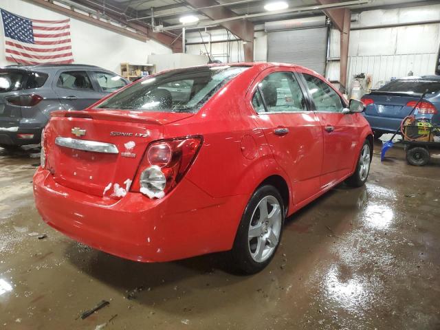 1G1JE5SB3G4159673 - 2016 CHEVROLET SONIC LTZ RED photo 3