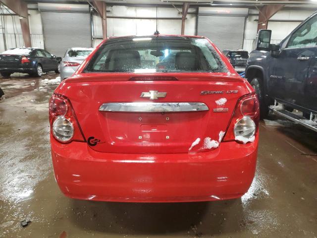 1G1JE5SB3G4159673 - 2016 CHEVROLET SONIC LTZ RED photo 6