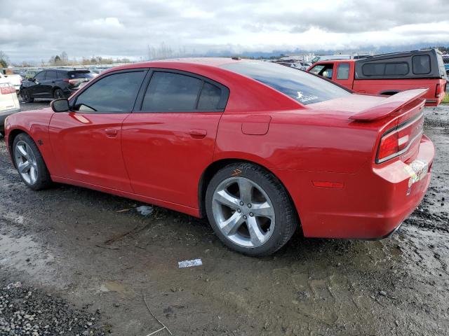 2C3CDXHG7DH546652 - 2013 DODGE CHARGER SXT RED photo 2