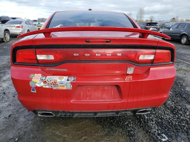2C3CDXHG7DH546652 - 2013 DODGE CHARGER SXT RED photo 6