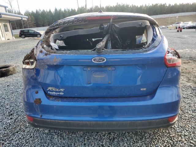 1FADP3K27JL329524 - 2018 FORD FOCUS SE BLUE photo 6