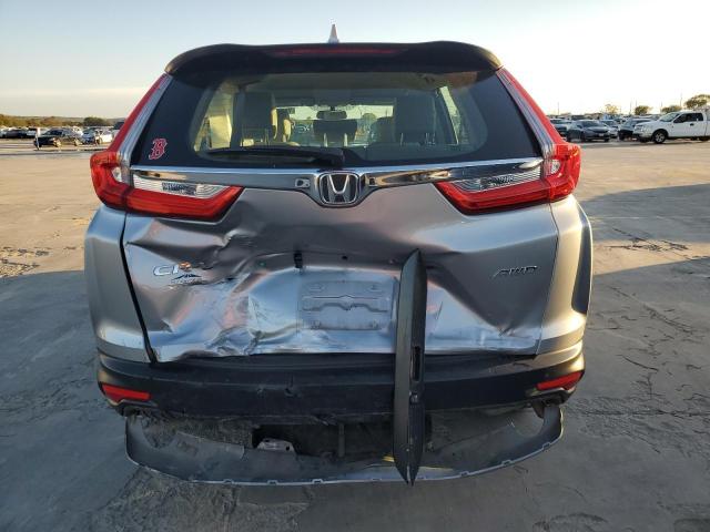 2HKRW6H33KH219564 - 2019 HONDA CR-V LX SILVER photo 6