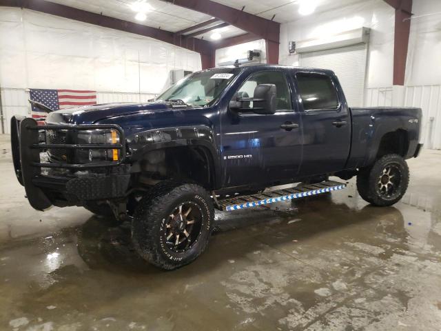 1GCHK23667F549136 - 2007 CHEVROLET silverado K2500 HEAVY DUTY BLUE photo 1