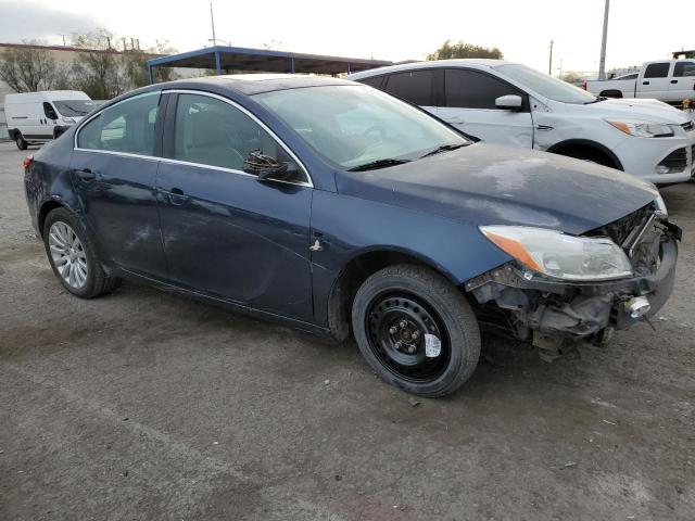 W04GT5GC7B1006551 - 2011 BUICK REGAL CXL BLUE photo 4