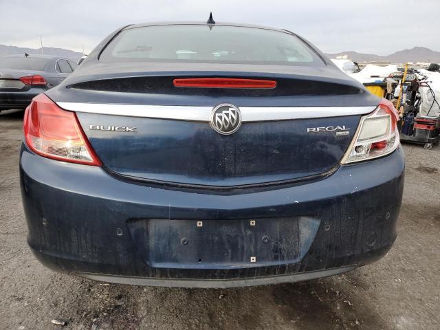 W04GT5GC7B1006551 - 2011 BUICK REGAL CXL BLUE photo 6