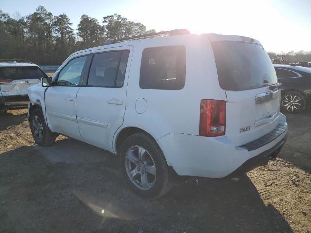 5FNYF3H57DB004329 - 2013 HONDA PILOT EXL WHITE photo 2