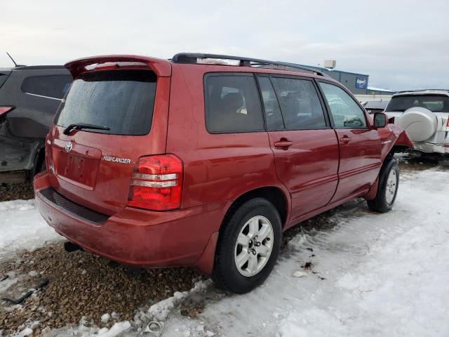 JTEGF21A320061549 - 2002 TOYOTA HIGHLANDER LIMITED RED photo 3